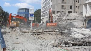 Body retrieved from collapsed South C building, one person still missing